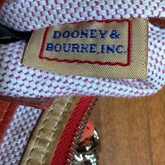 Dooney & Bourke Orange Leather Crossbody Bag - Picture 4 of 9